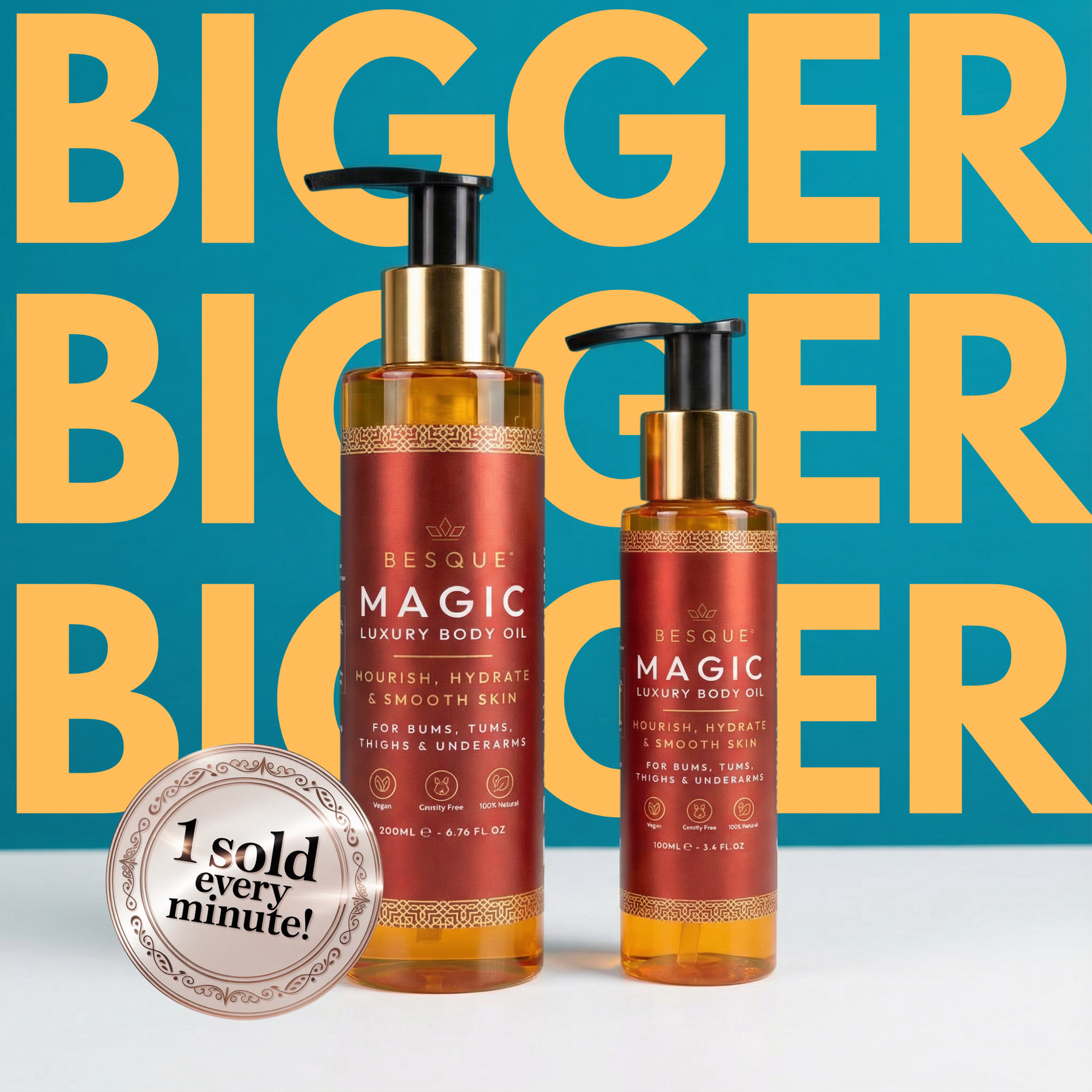 Besque® Magic Body Oil XL - 200ml